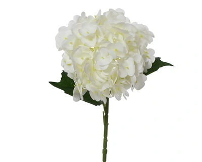 Hydrangea Polyester Real Touch White H.67Cm