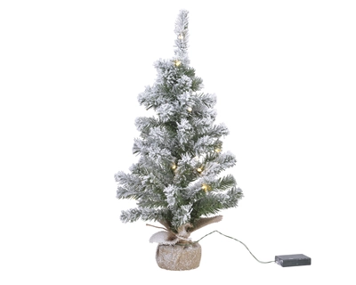 Imperial Mini Tree Snowy Led Bo Indoor Green/White