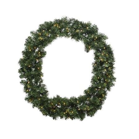 Imperial Wreath Bo Prelit Dia60Cm Green