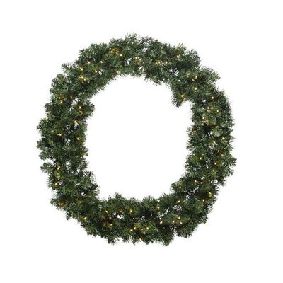 Imperial Wreath Bo Prelit Dia60Cm Green