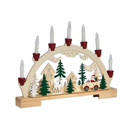 InLit 7 LED Santa CandleBridge - image 2