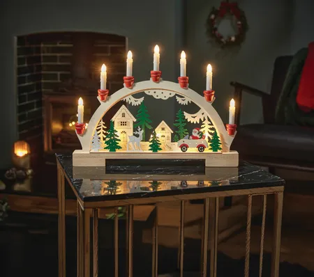 InLit 7 LED Santa CandleBridge - image 1
