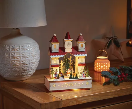 InLit Christmas Clock Tower - image 1