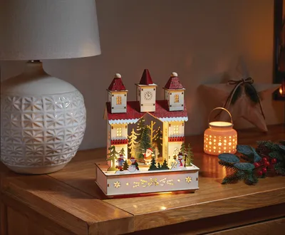 InLit Christmas Clock Tower - image 1
