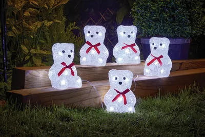 InLit Ice Polar Bears - Set of 5 - image 1
