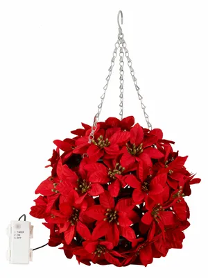 InLit Poinsettia Ball 30 cm - image 2