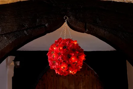 InLit Poinsettia Ball 30 cm - image 1