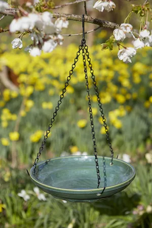 Jade Hanging Bird Bath