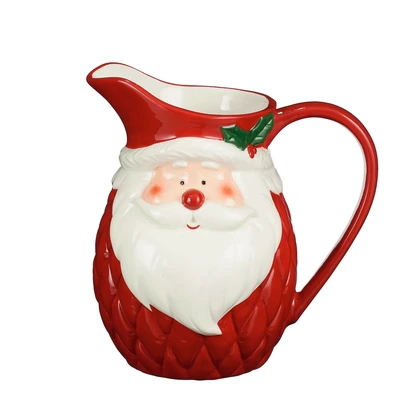 Jug Santa Red - L21Xw16Xh22Cm