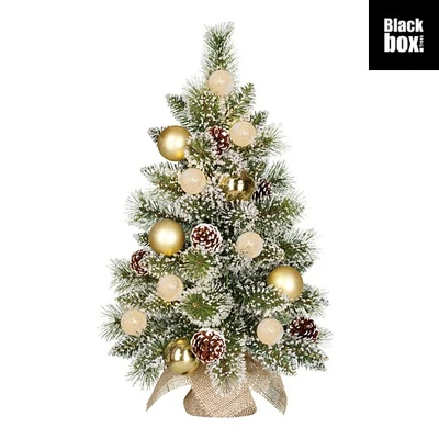 Kaprun X-Mas Tree With Led Green Frosted Gold WW 10L  Bo With Timer- H60