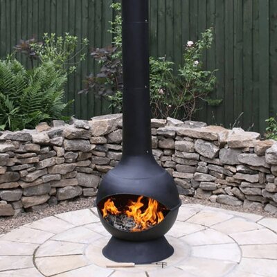 Kaska, modern steel chimenea - image 1