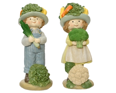 Kids Polyresin Assorted L8-W7-H17cm