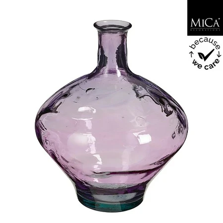 Kyara Vase Recycled Glass Lilac - H46Xd37Cm