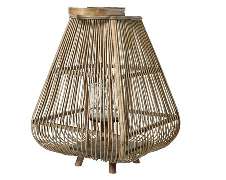 Lantern Bamboo  H48.00cm grey