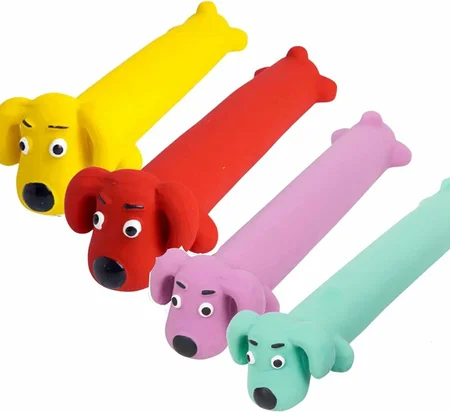 Latex Loofah Dog Toy