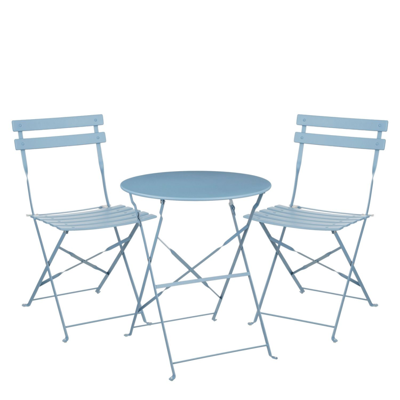Laurence Bistro Set L. Blue 3 Piecess