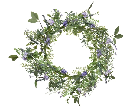 Lavender Wreath D50Cm - image 1