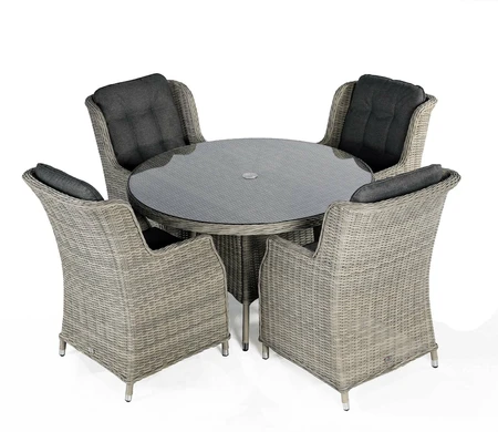 Lazia 4 Seat 120cm Round Dining Set - image 2