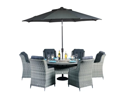 Lazia 6 Seat 180x120cm Oval Dining Set - image 2