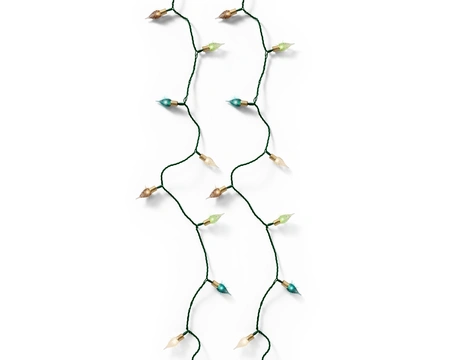 LED 180 Vintage Lights   Green/Soft Gold/Emerald/Green/Brown L.1790cm - image 2