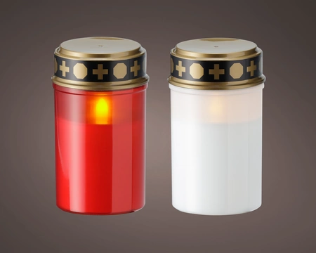 LED Candle BO Asst./Flame H.12.5cm - image 1