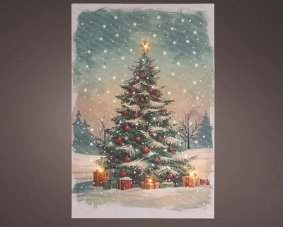 Led Canvas Bo Indoor warm white/cool white W38-H58cm-6L