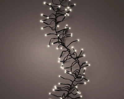 LED Cluster 8 F Twinkle   Green/Warm White 2700cm-3000L - image 1