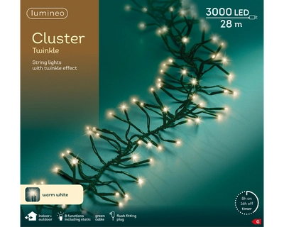 LED Cluster 8 F Twinkle   Green/Warm White 2700cm-3000L - image 6