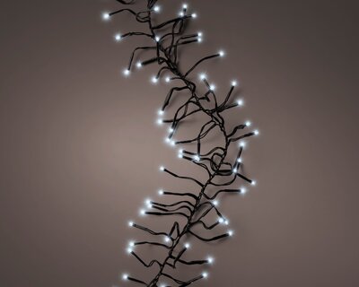 LED Cluster 8 Twinkle Effect Green/Cool White 2700cm-3000L