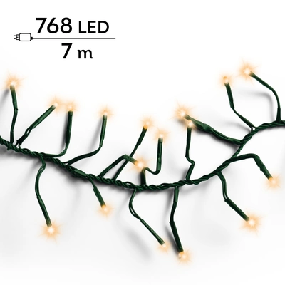 LED Cluster Lights Classic Warm 8 Function Outdoor 768 LED L600Cm - image 7