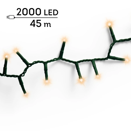 Led Compact Lights Twinkle Outdoor 2000L Green/Classic Warm - image 8