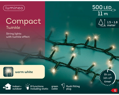 Led Compact Twinkle L  Green/Warm White 1100Cm-500L - image 4
