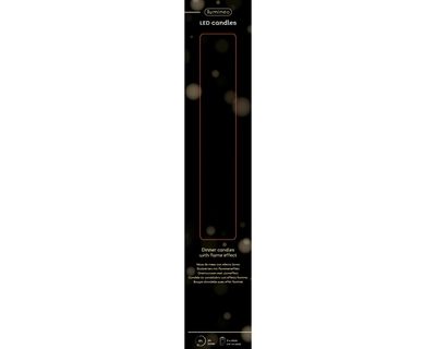 Led Dinner Candle Bo Indoor gold/warm white H24.50cm-1L - image 2