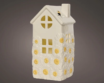 Led House Dolomite House Bo Indoor White H.22.2Cm - image 1