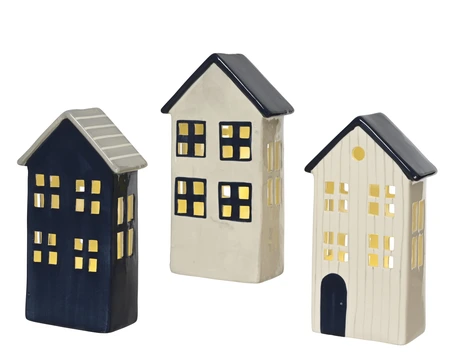 Led House Dolomite House Steady Bo Indoor 3 Asst. L.13.2Cm X W.6.5Cm X H.24Cm - image 2