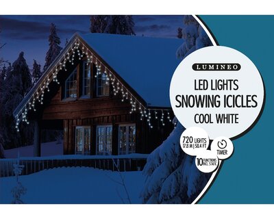 Led Icicle Lights Gb Outdoor L1780Cm CW 720L - image 2
