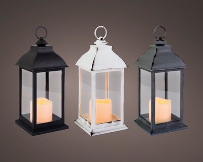 Led Lantern Bo Indoor L13.5-W13.5-H30Cm Ass