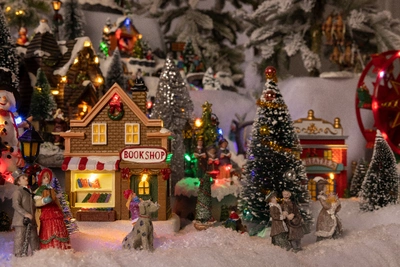 LED Scenery Plastic Steady BO Indoor Multi H14cm-11L - image 3