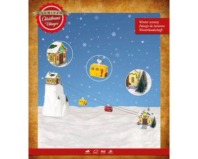 LED Scenery  Plastic Steady Indoor Warm White/Multi L31.50-W32.50-H53cm-16L - image 3