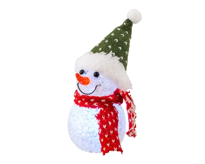 Led Snowman Bo Indoor Asst./cool white dia6-H16cm-1L - image 2