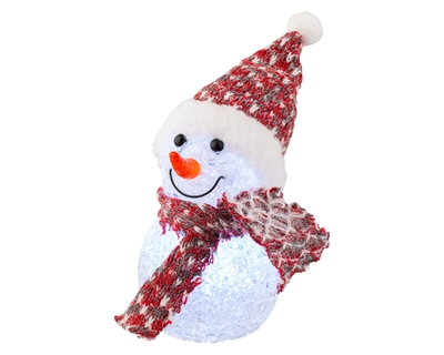 Led Snowman Bo Indoor Asst./cool white dia6-H16cm-1L - image 3