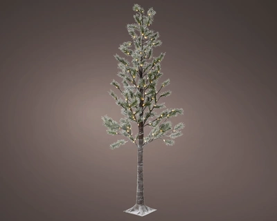 LED Tree Plastic Steady Green/Warm White Dia80-H210cm-128L - image 2
