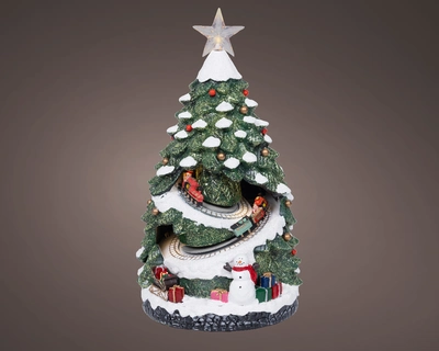 Led Tree W Tra Oor Bo Warm White 21.5X20X38Cm-4L - image 1