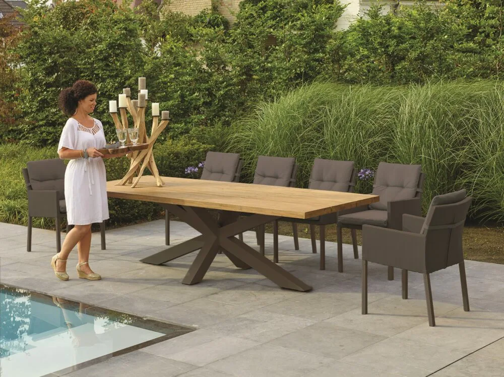 8 seater hotsell dining table garden