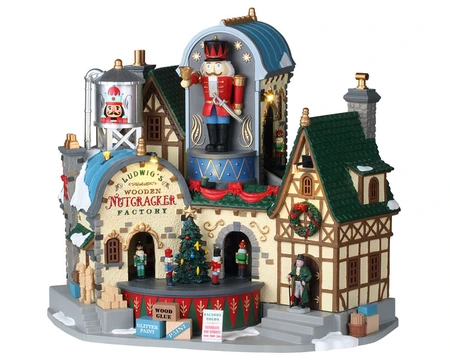Ludwig’S Wooden Nutcracker Factory, With 4.5V Adaptor