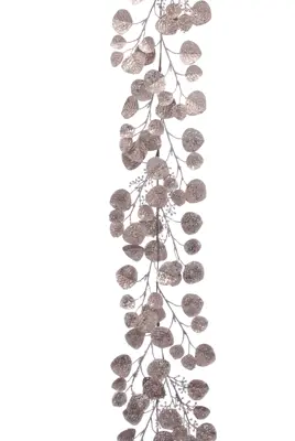 LVR 160Cm Dark Rose Gold Eucalyptus Garland