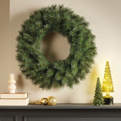 Malmö Wreath Frosted Green/White D.65cm - image 2