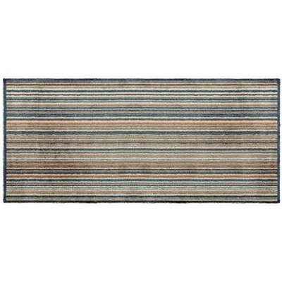 Mayfair Recylon Stripes Terracotta 150 X 67