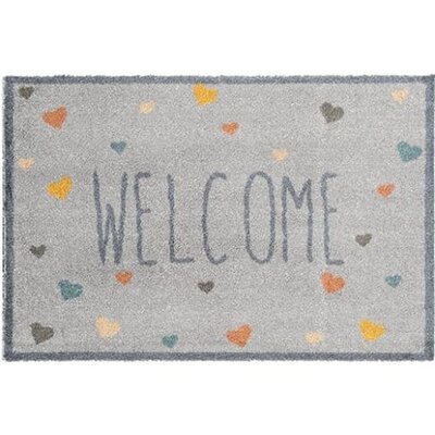 Mayfair Recylon Welcome Love Hearts 75 X 50