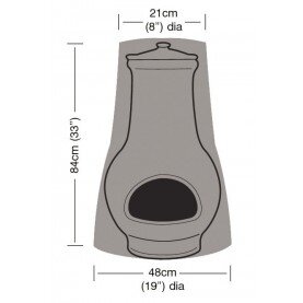 Medium Chimenea Cover Black